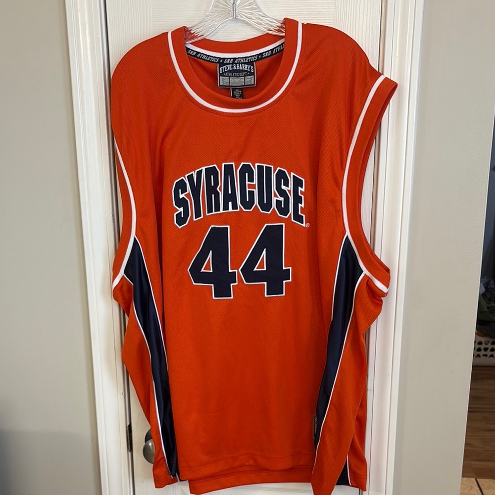 Steve & Barry's Syracuse Orange and Blue Jersey Shirt